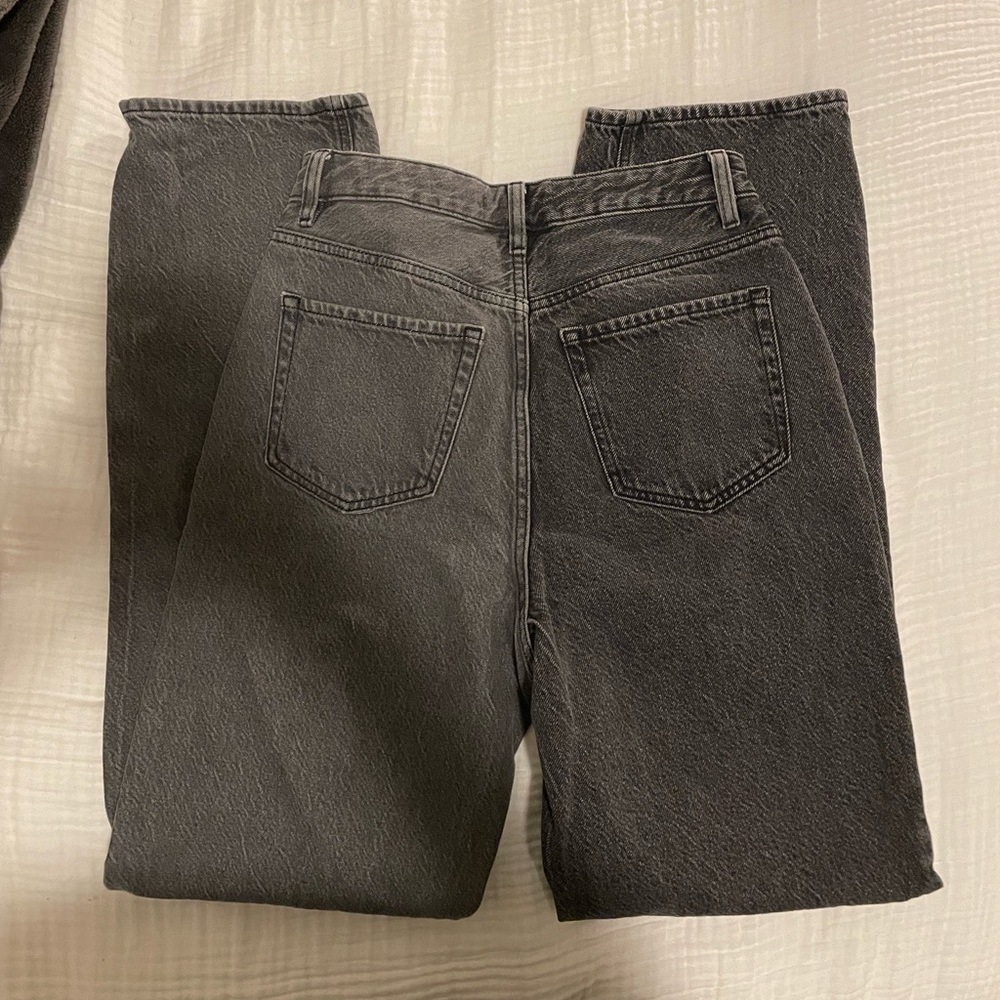 Black two tone jeans